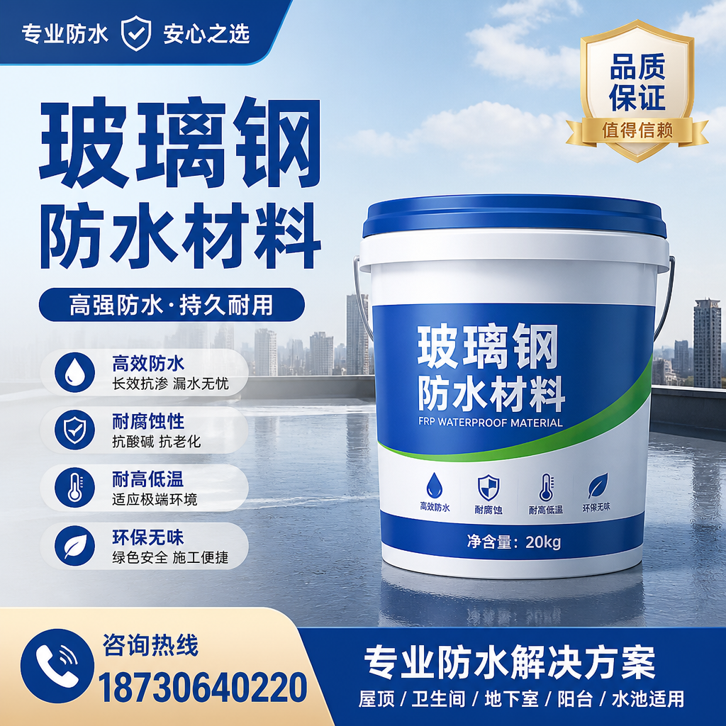了解玻璃钢防水材料的市场趋势，齐齐哈尔 企业不可不知